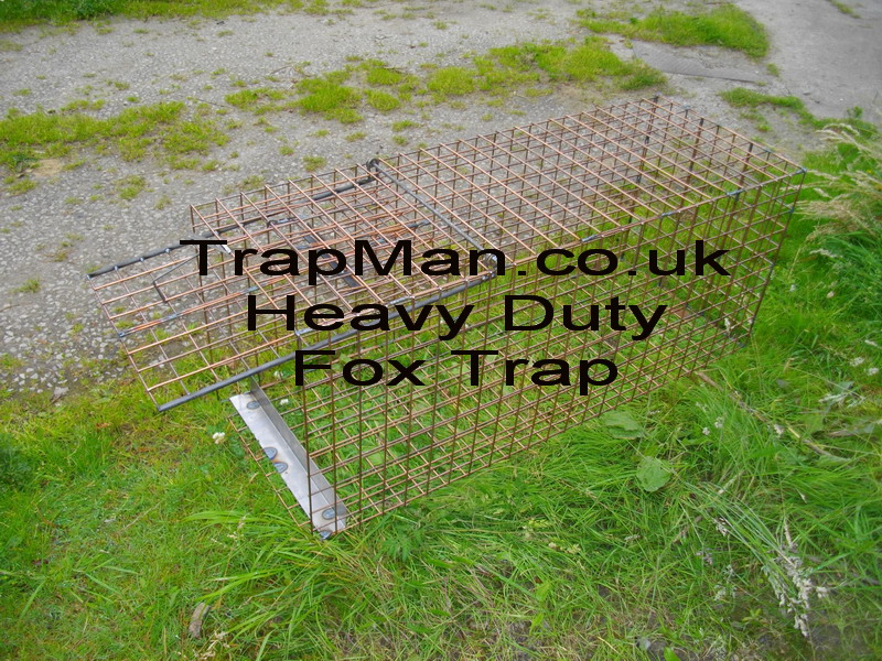 This is a large built up fox trap which is only sold on collection, we do not deliver single heavy duty fox traps, we are happy to send eight via pallet delivery, please email sales@fox-traps.co.uk or telephone our trap factory 0044 (0)1772811522 ask for the trap man